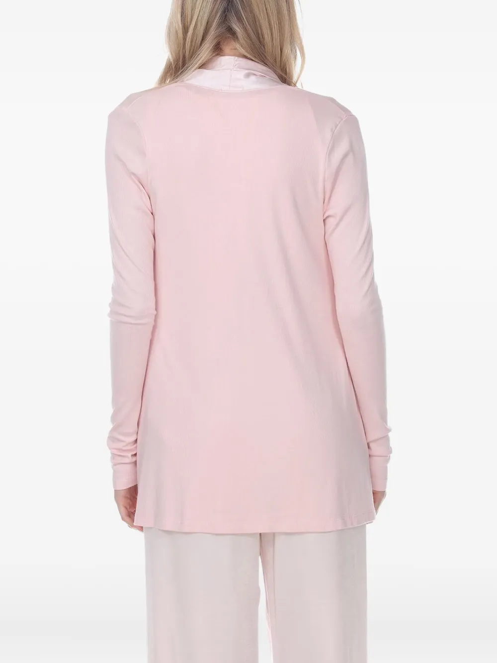 Pj Harlow Dreamwear Amelia Satin-trimmed Robe In Pink