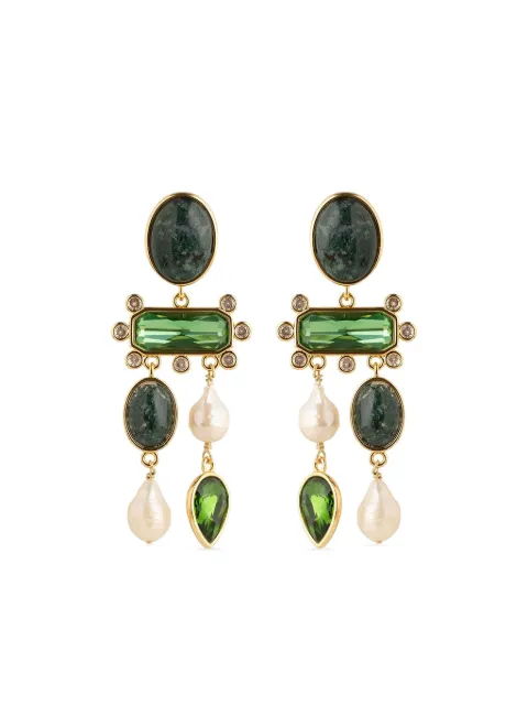 Mignonne Gavigan stone-embellished drop earrings