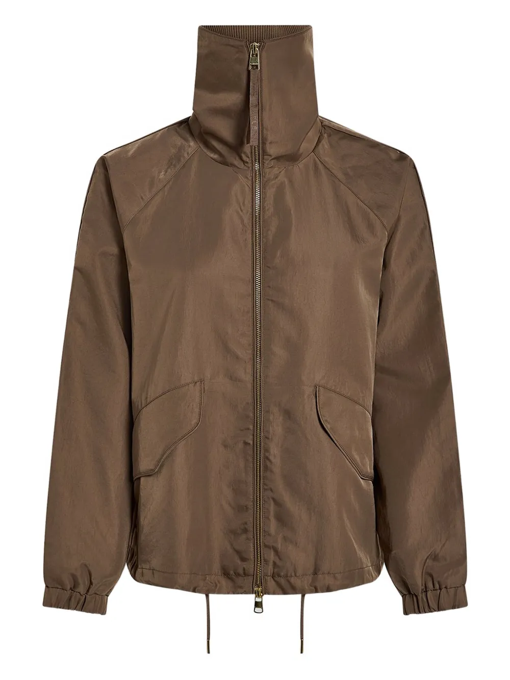 Varley high-neck zip-up jacket - Marrone
