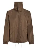 Varley high-neck zip-up jacket - Brown