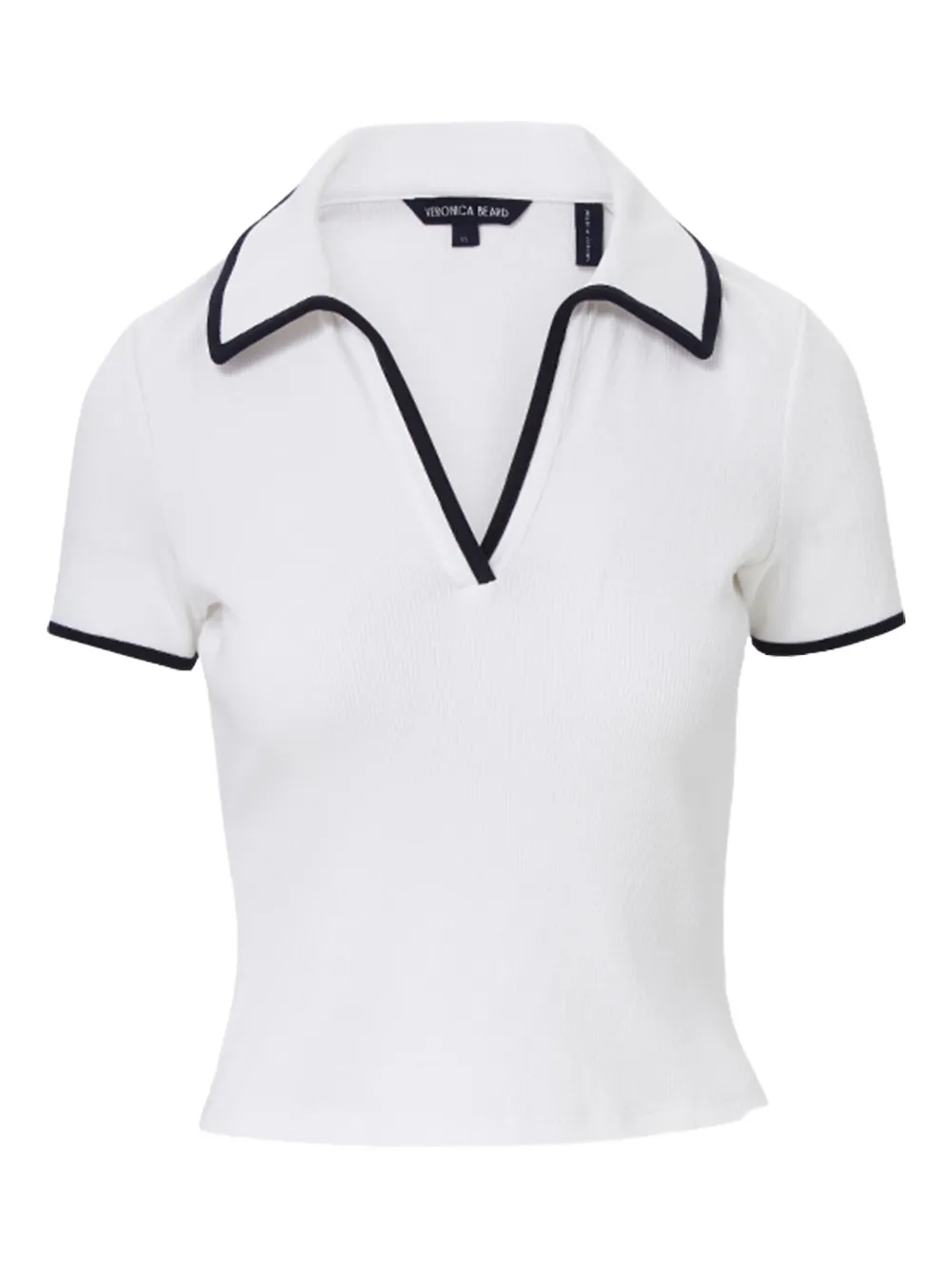 Veronica Beard Cotton Polo Top