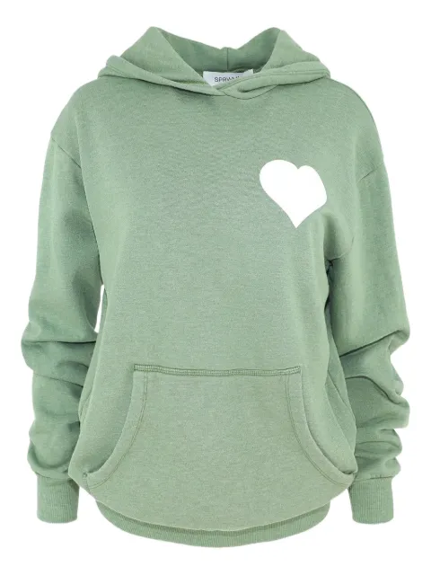 Sprwmn heart-embellished hoodie