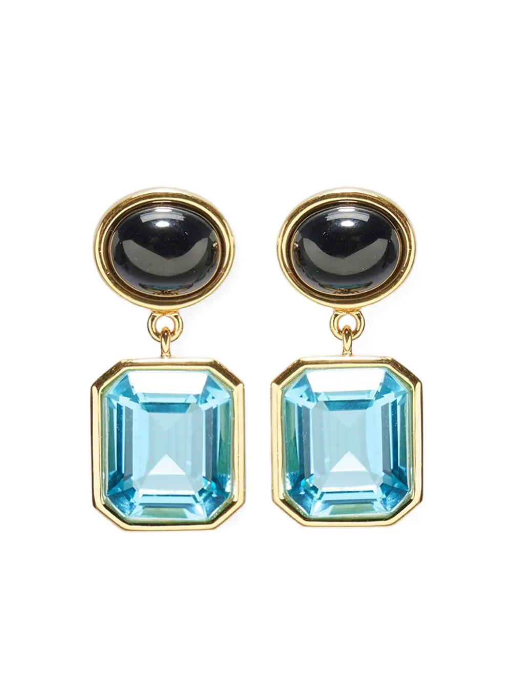 stone-embellished earrings
