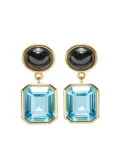 Lizzie Fortunato stone-embellished earrings - Gold