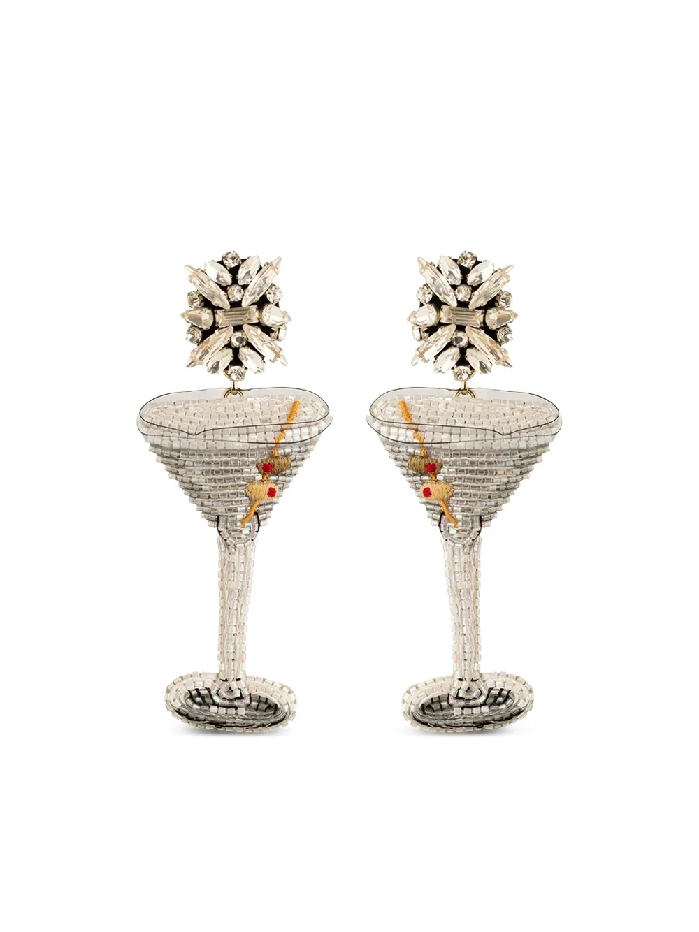 Mignonne Gavigan crystal-embellished earrings | Silver | Image 1