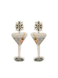 Mignonne Gavigan crystal-embellished earrings - Silver