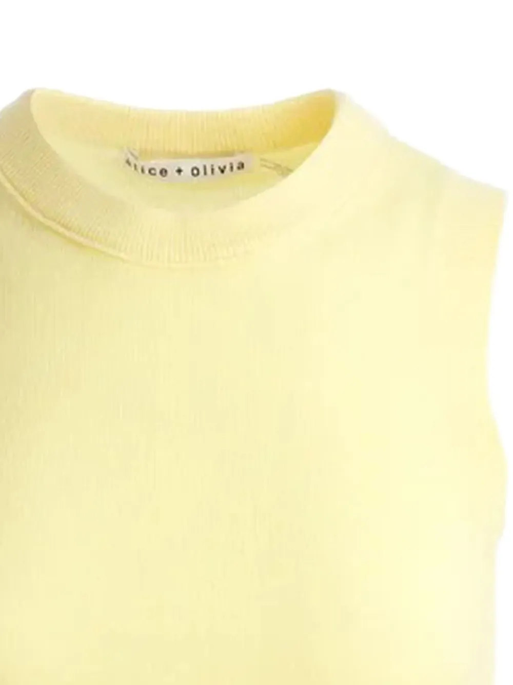 alice + olivia round-neck sleeveless top | Vests & Tank Tops | Image 2