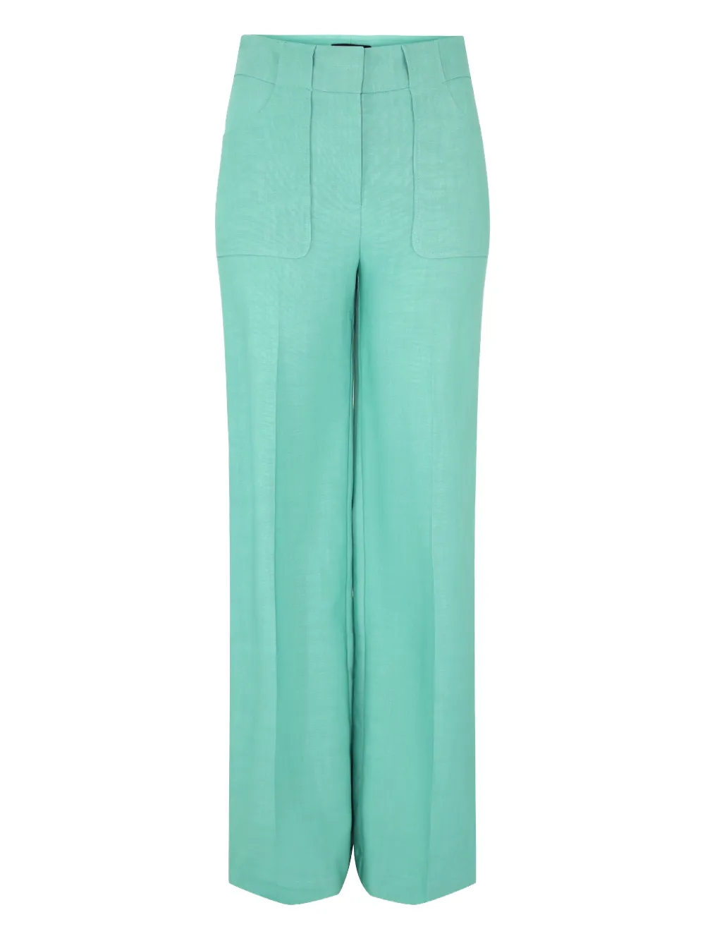 Tara Jarmon pantalones de algodón stretch | verde | Image 1