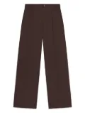 A.L.C. pleat-detailed trousers - Brown