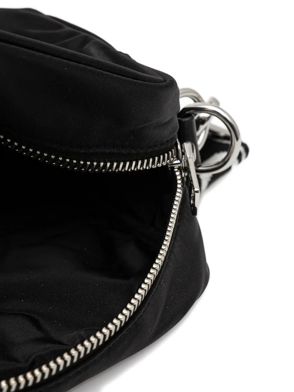 Bimba Y Lola Branded-strap Cross Body Bag In Black