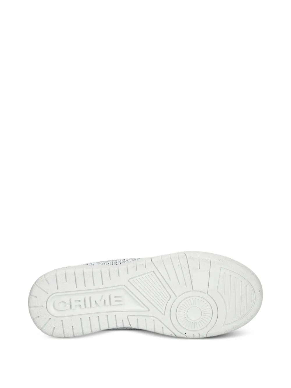 Crime London crystal-embellished sneakers White