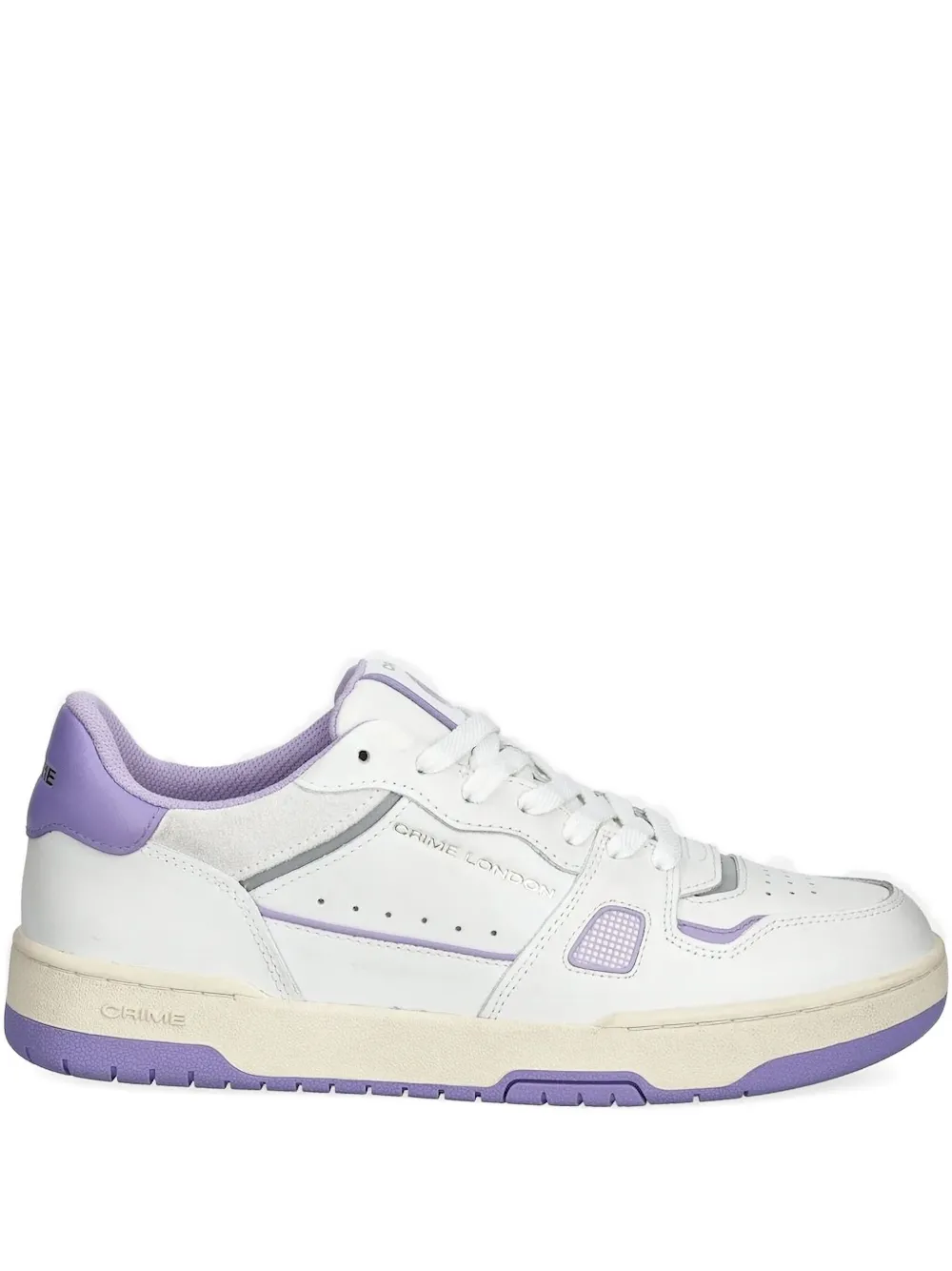 Crime London embroidered-logo sneakers White