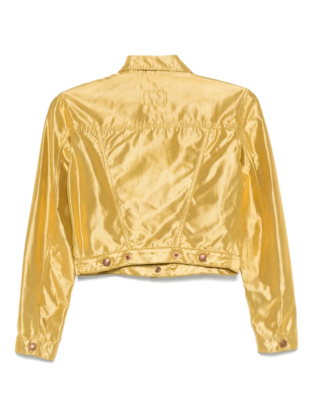 Jean Paul Gaultier Pre-Owned 1989 metallic-finish snap-fastening jacket | Cropped Jackets | Image 2