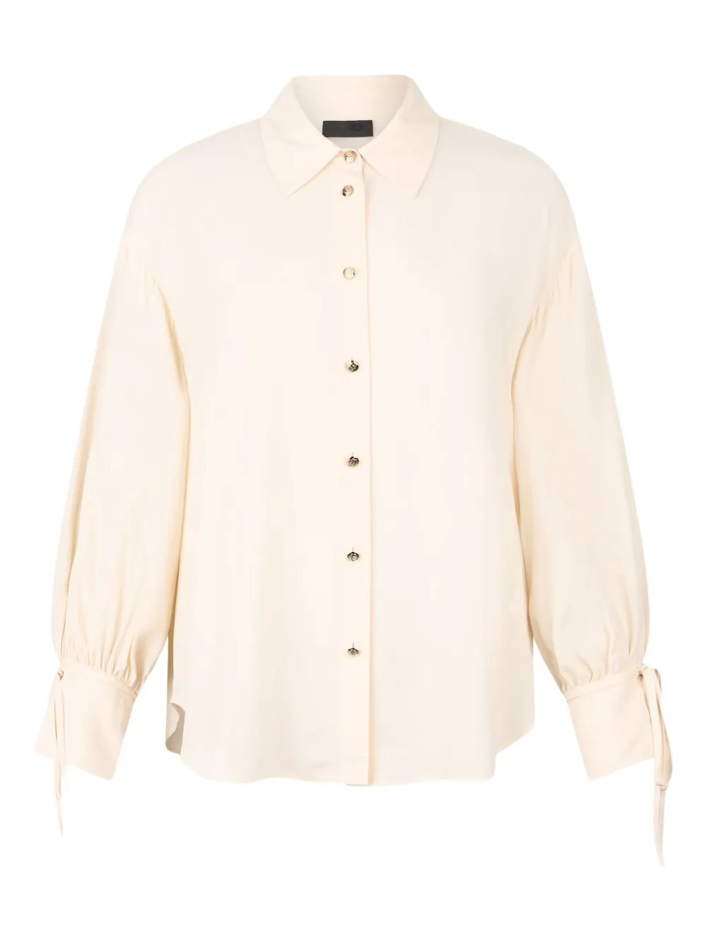 LIU JO Crêpe de chine shirt - Bianco