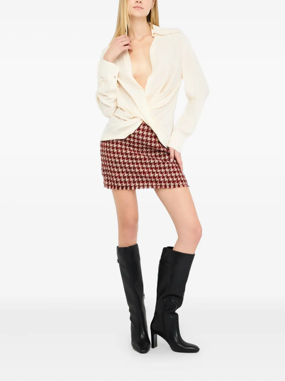 LIU JO Blouse met lange mouwen Beige