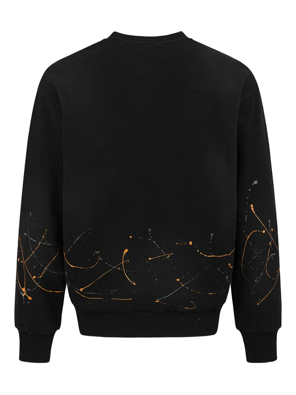 EVISU Sweater met tekst Zwart
