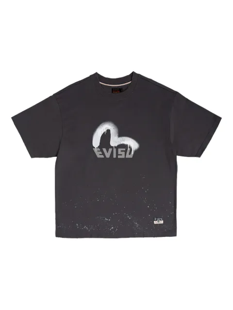 EVISU spray-logo T-shirt