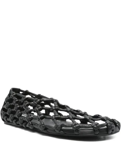 Jil Sander knotted leather ballet flats