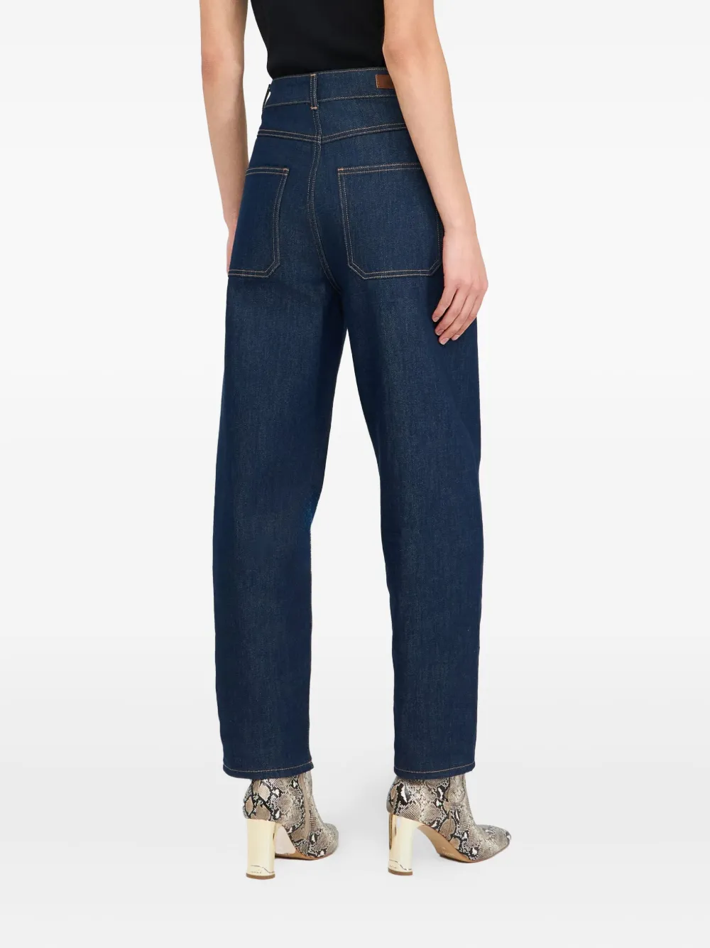 LIU JO logo-patch jeans Blauw