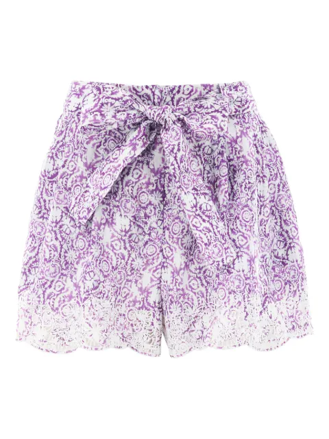 Christy Lynn Sawyer belted shorts