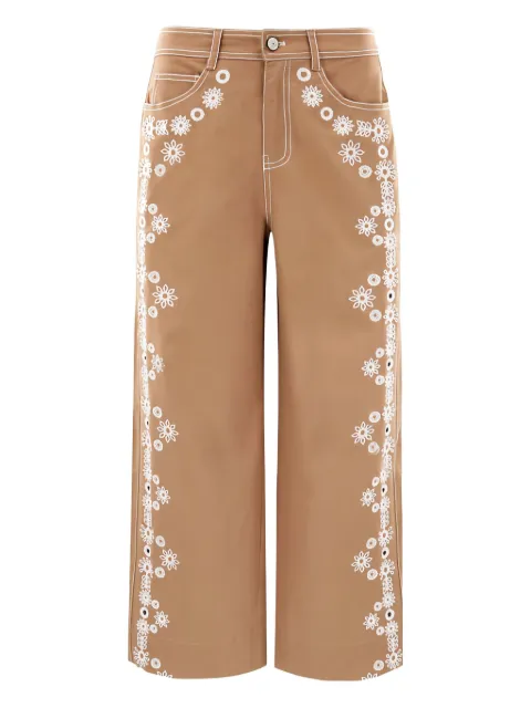 Cinq A Sept Mazie Eyelet Betsy trousers