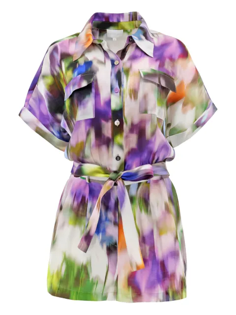 Christy Lynn Amaya belted playsuit 