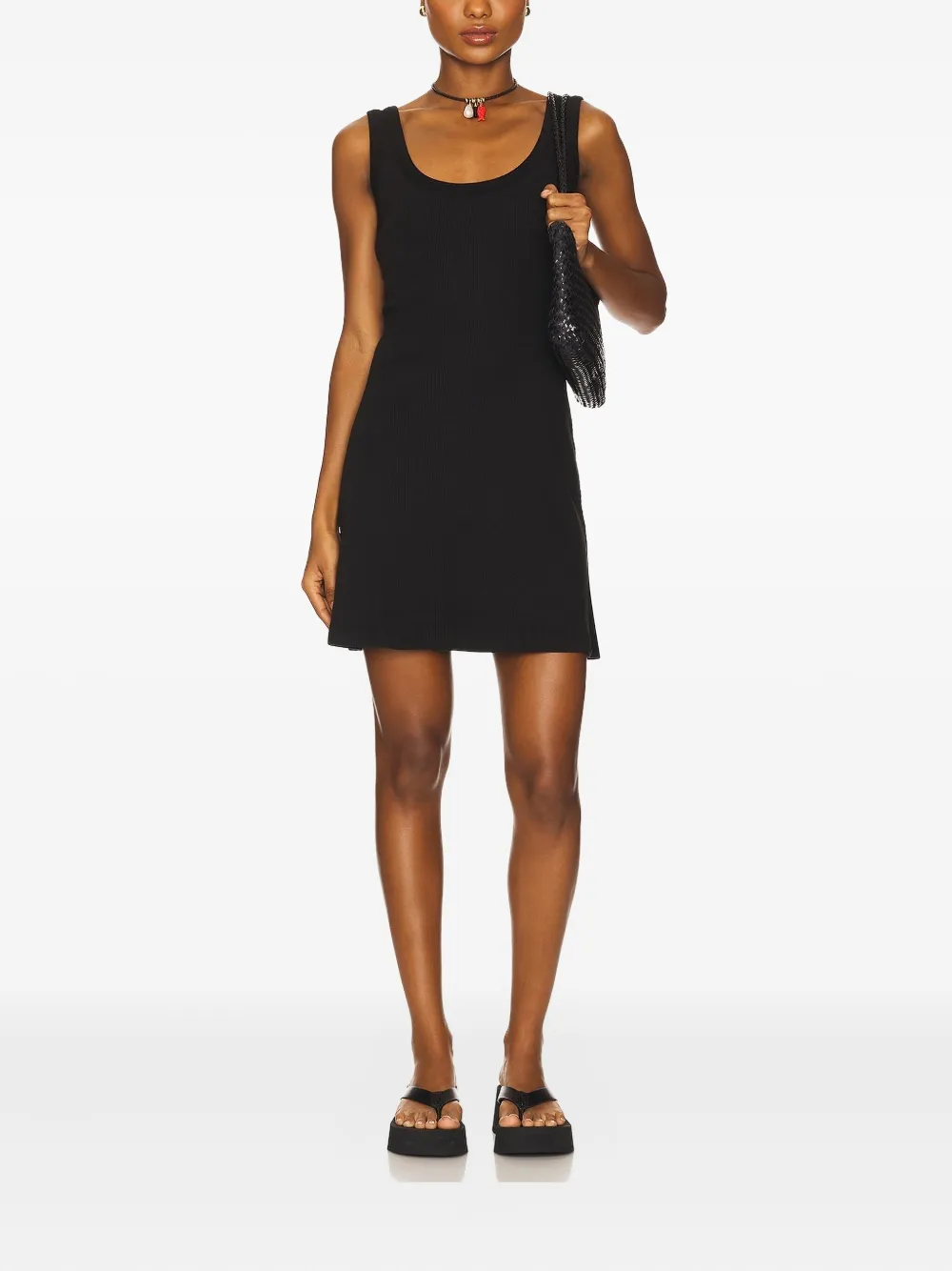 Citizens of Humanity Faye ribbed tank dress | Black | Image 1