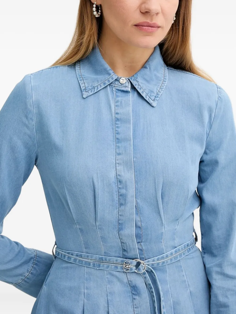 LIU JO Mini-shiftjurk van denim stof Blauw