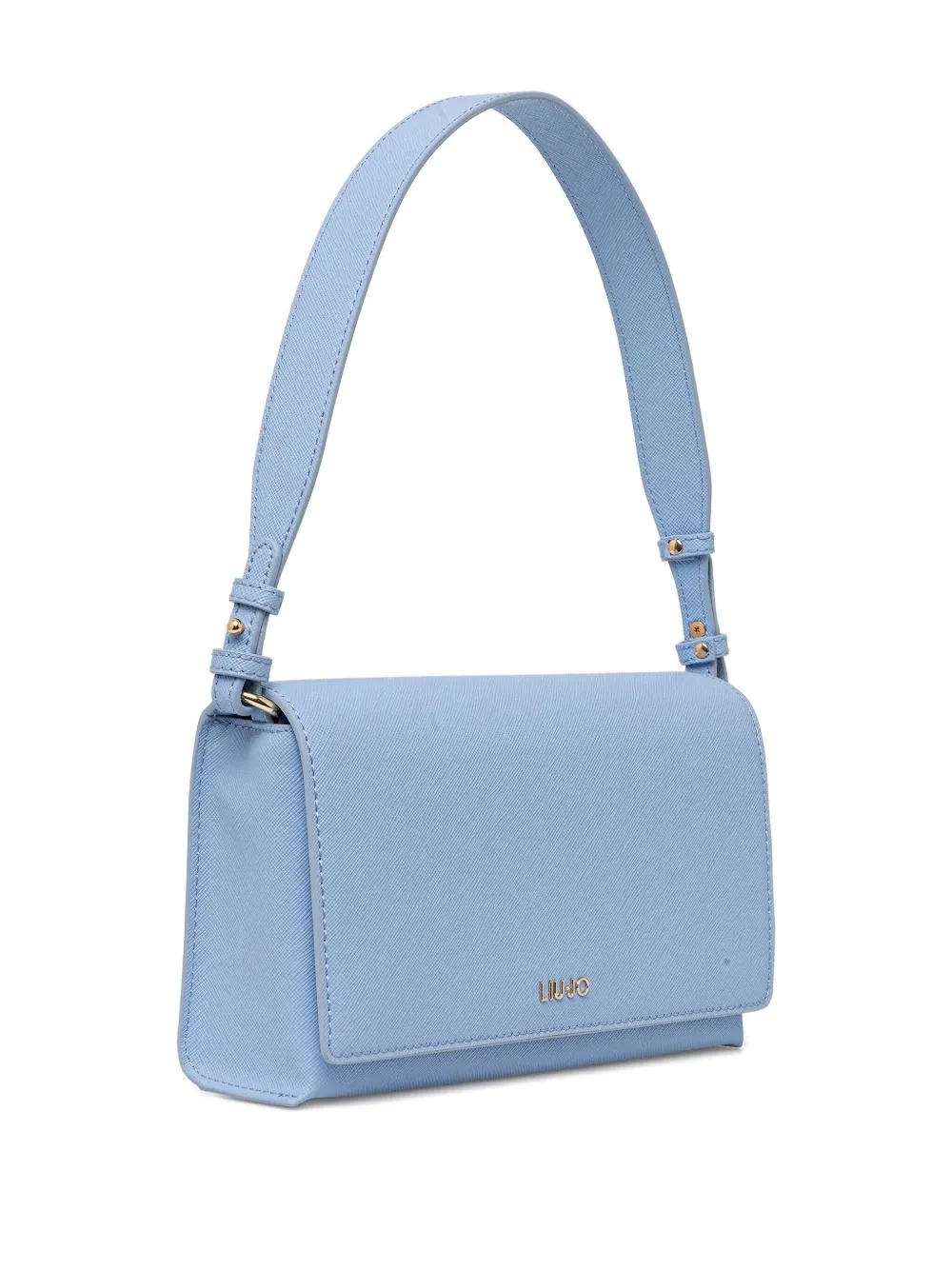 Liu •jo Textured Shoulder Bag In Blue