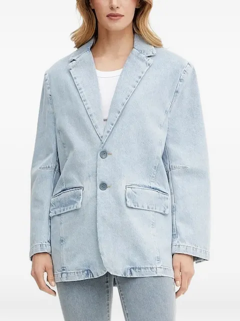 LIU JO three-button denim blazer
