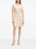 LIU JO button-fastening mini dress - Neutrals
