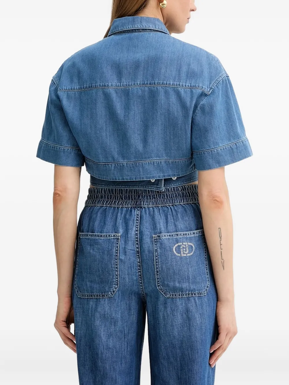 LIU JO Denim blouse - Blauw