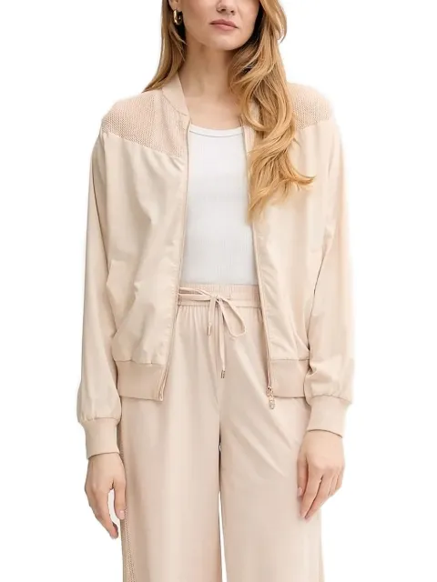 LIU JO mesh-panel bomber jacket