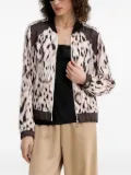 LIU JO leopard-print bomber jacket - Neutrals