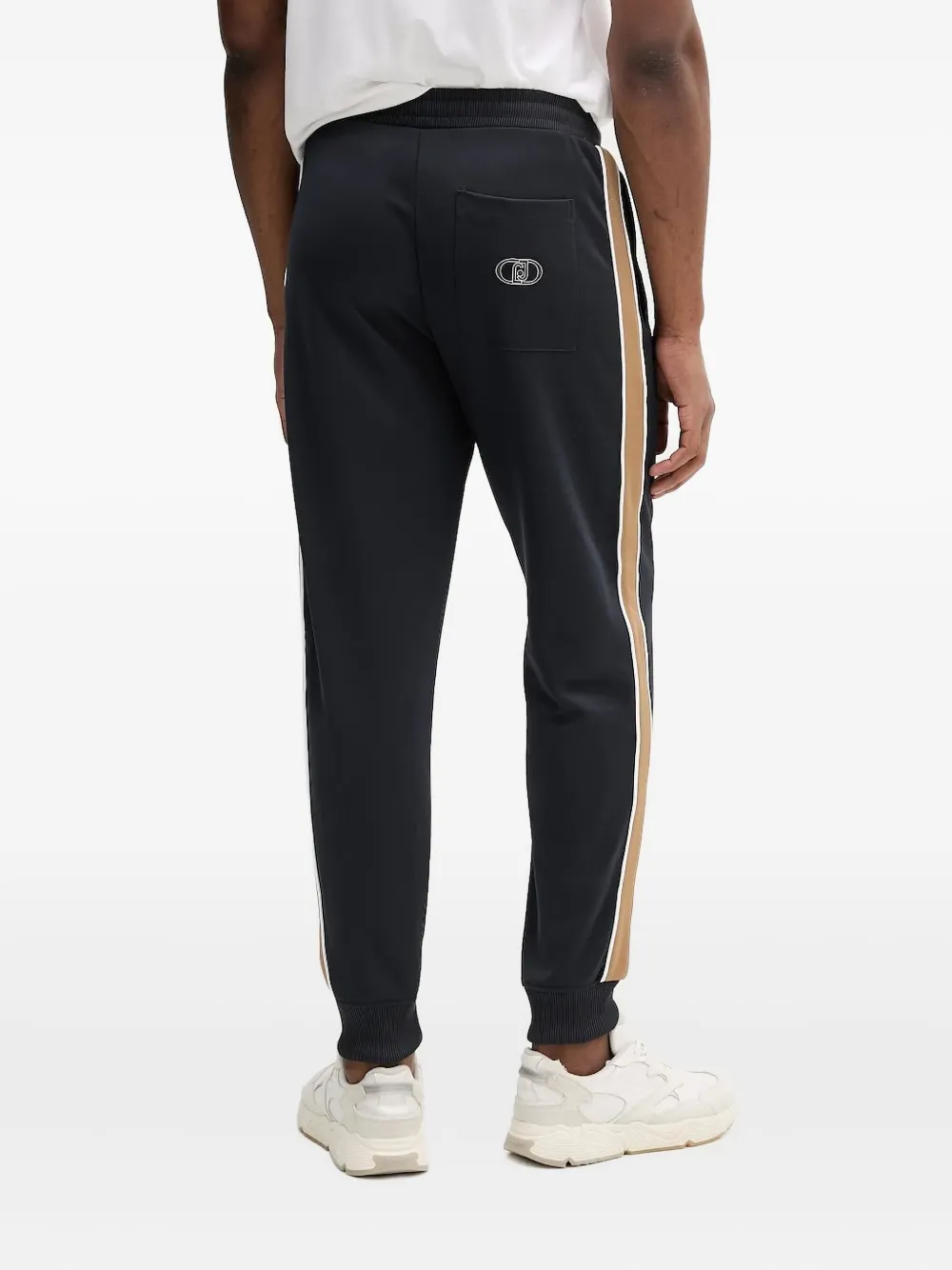 LIU JO side-stripe track pants - Blauw