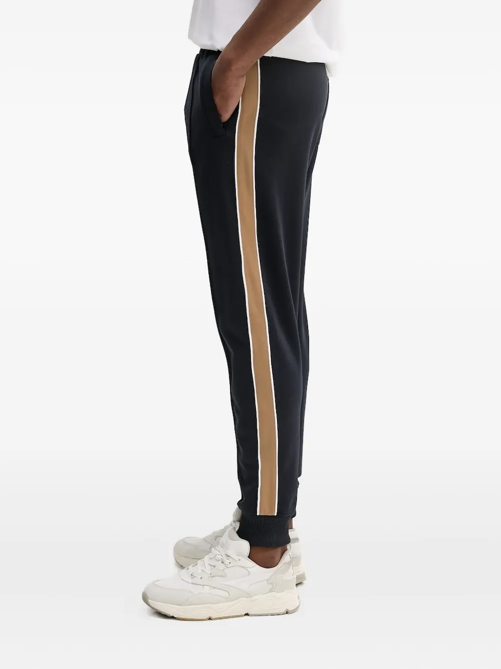 Liu •jo Side-stripe Track Pants In Black
