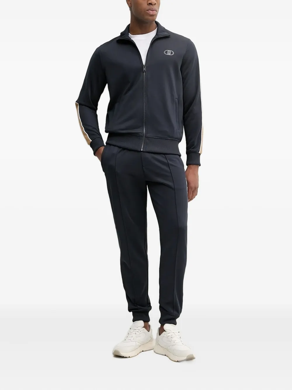 Liu •jo Side-stripe Track Pants In Black