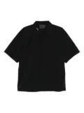 HELIOT EMIL pin-detailed panelled shirt - Black