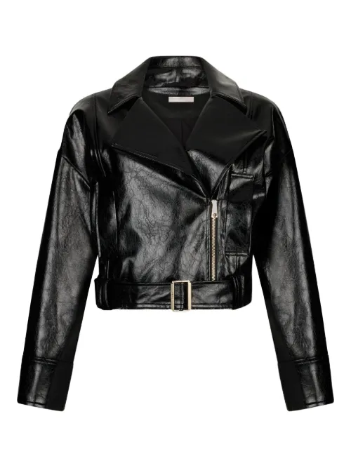 Veste de moto à taille ceinturée - LIU JO - Modalova