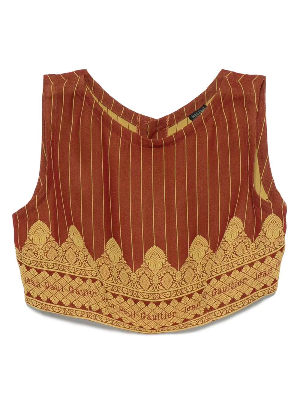 1990s brocade stripe top