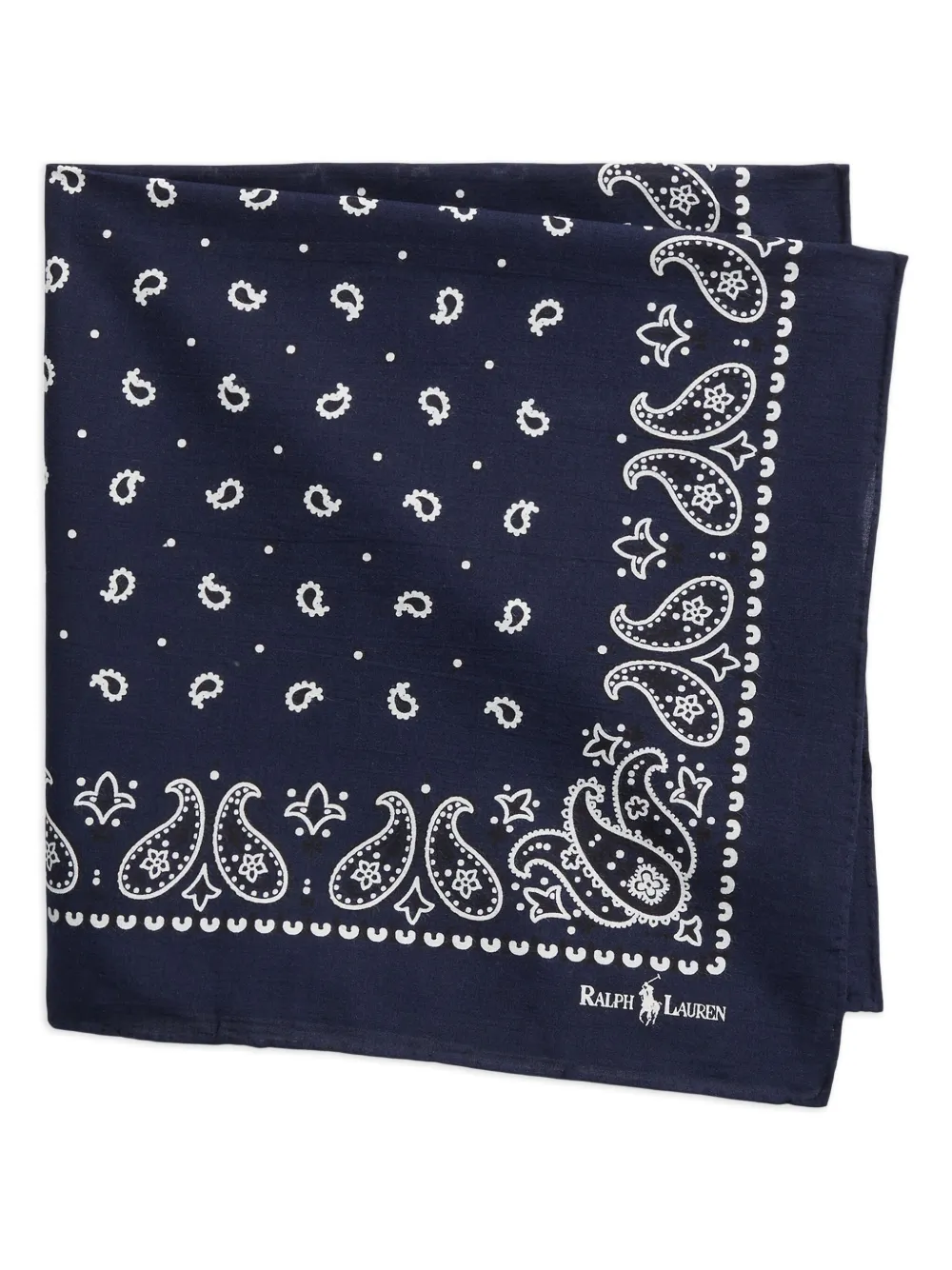 Polo Ralph Lauren Bandana sjaal met paisley-print Blauw