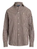 Polo Ralph Lauren striped button-up shirt - Brown