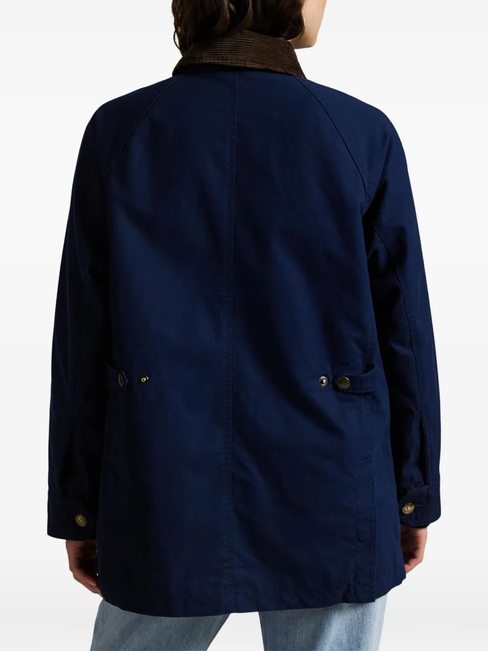 Polo Ralph Lauren Jack met ribfluwelen kraag Blauw