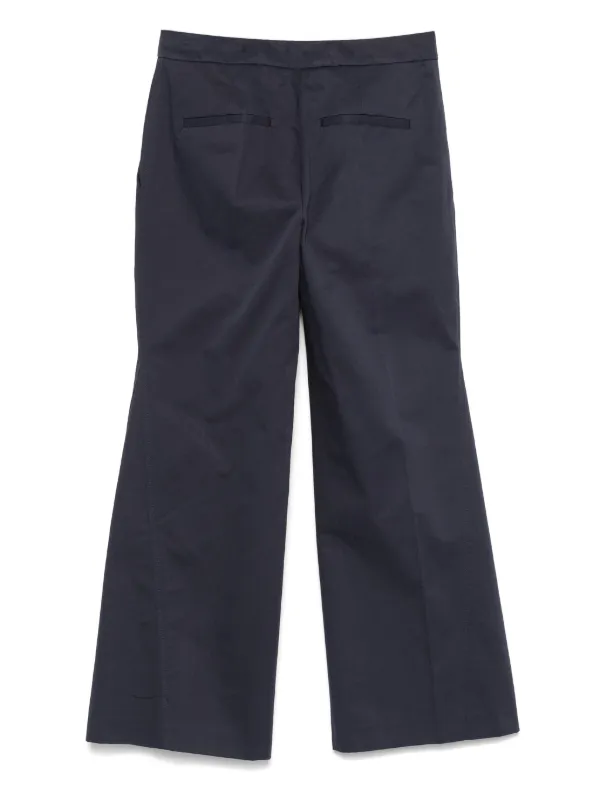 パンツ Semicouture Trousers Semicouture Cotton Trousers | Blue | FARFETCH SG