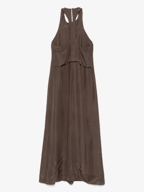 Alysi silk midi dress
