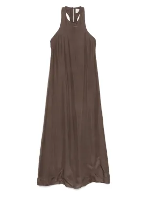 ワンピース ALYSI SS25 SUEDE DRESS (205305 P5026FUMO) 涙開き風ミモレ丈ニットワンピースsdpxyf3300 ベージュ – [公式