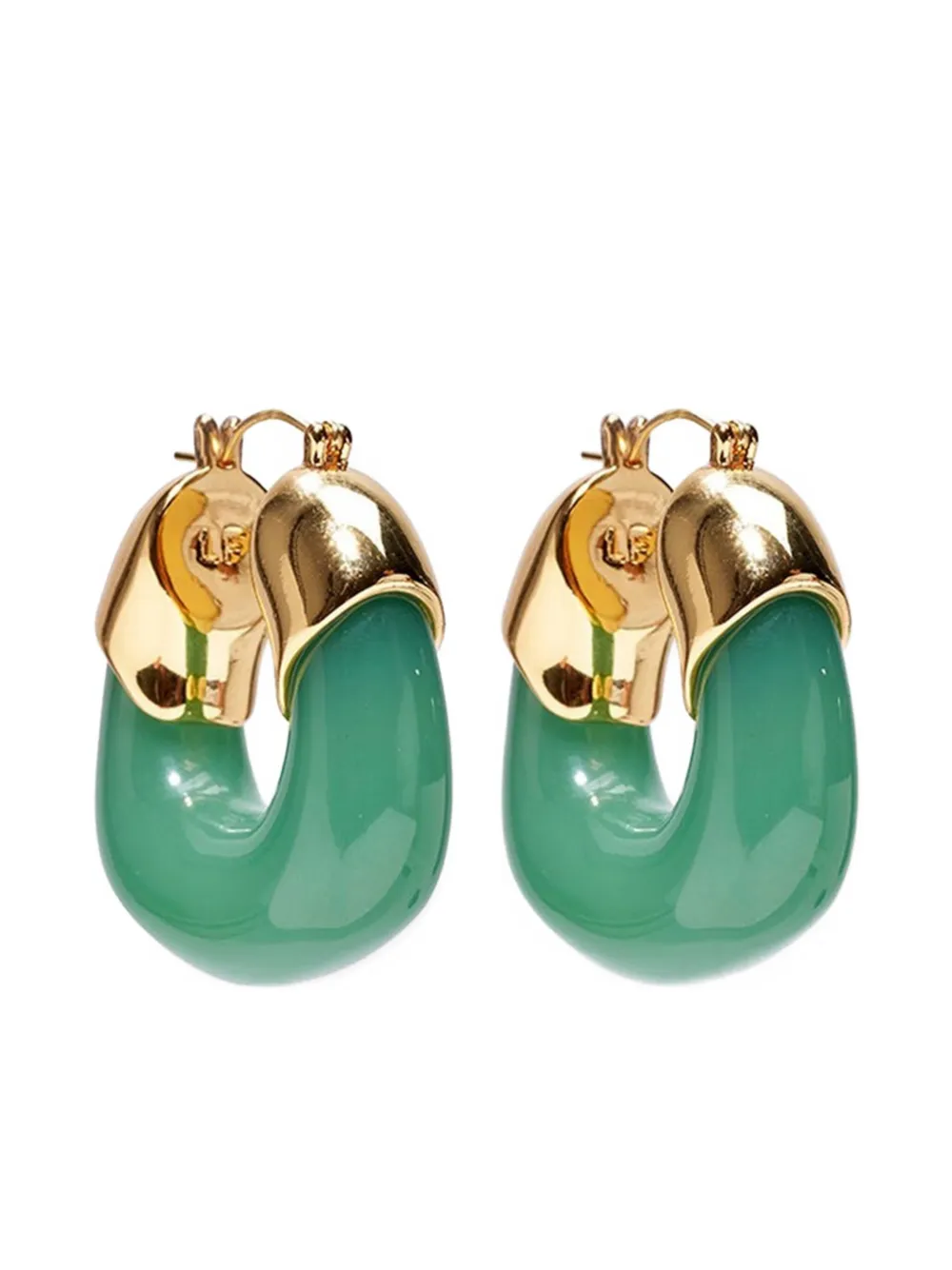 Lizzie Fortunato Organic gold-toned hoop earrings - ゴールドトーン Lizzie Fortunato Organic gold-toned hoop earrings - ゴールドトーン