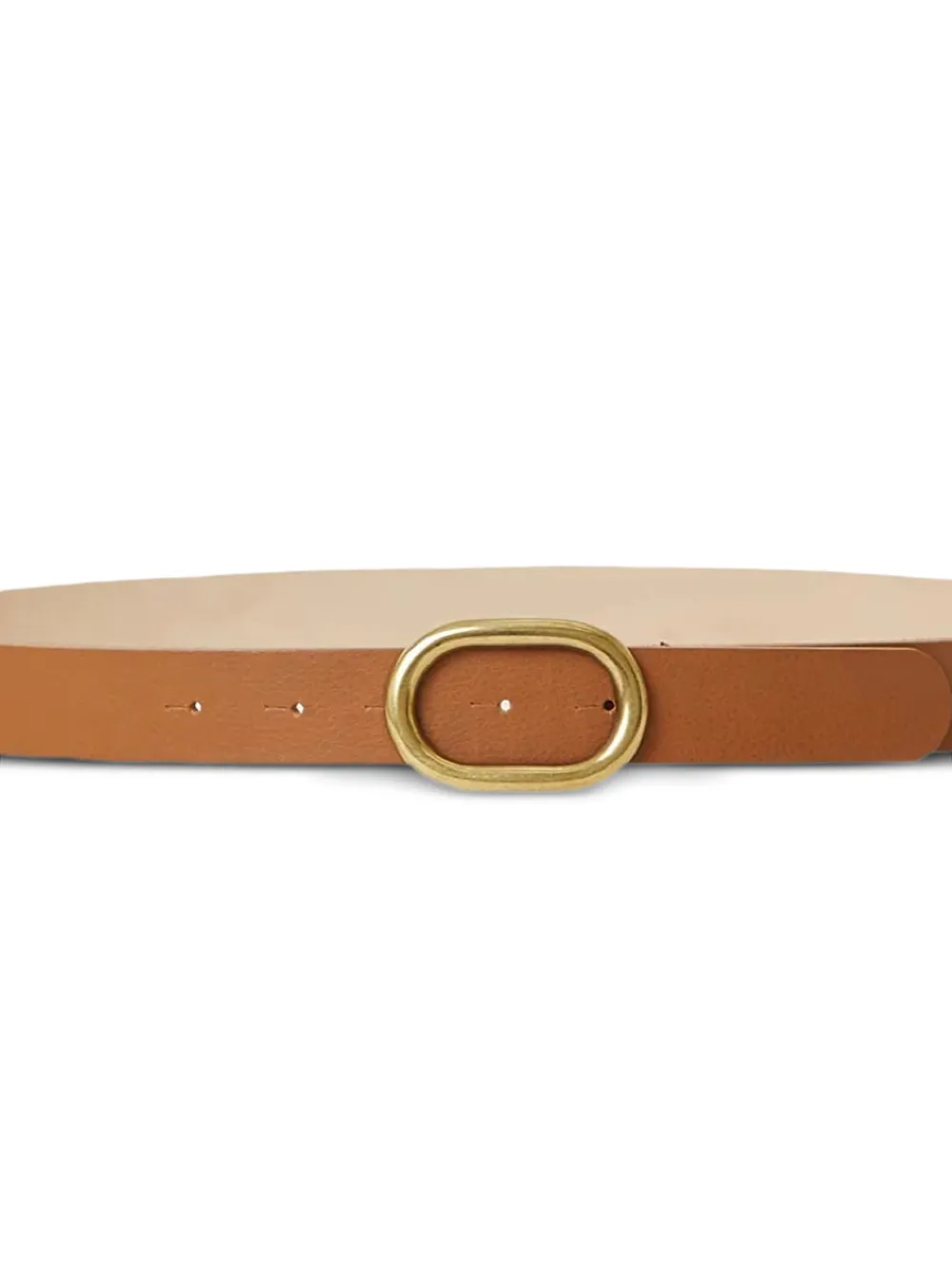 B-Low The Belt Albie leren riem met ovalen gesp - Bruin