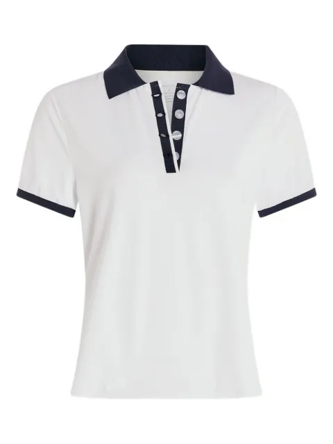 Varley Wisley button-detailed polo shirt
