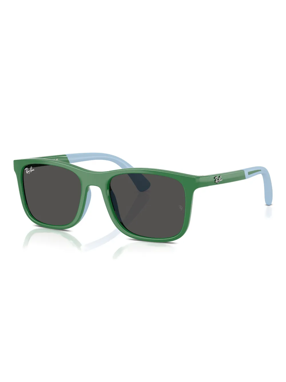 RAY-BAN JUNIOR RB9077S square-frame sunglasses Groen